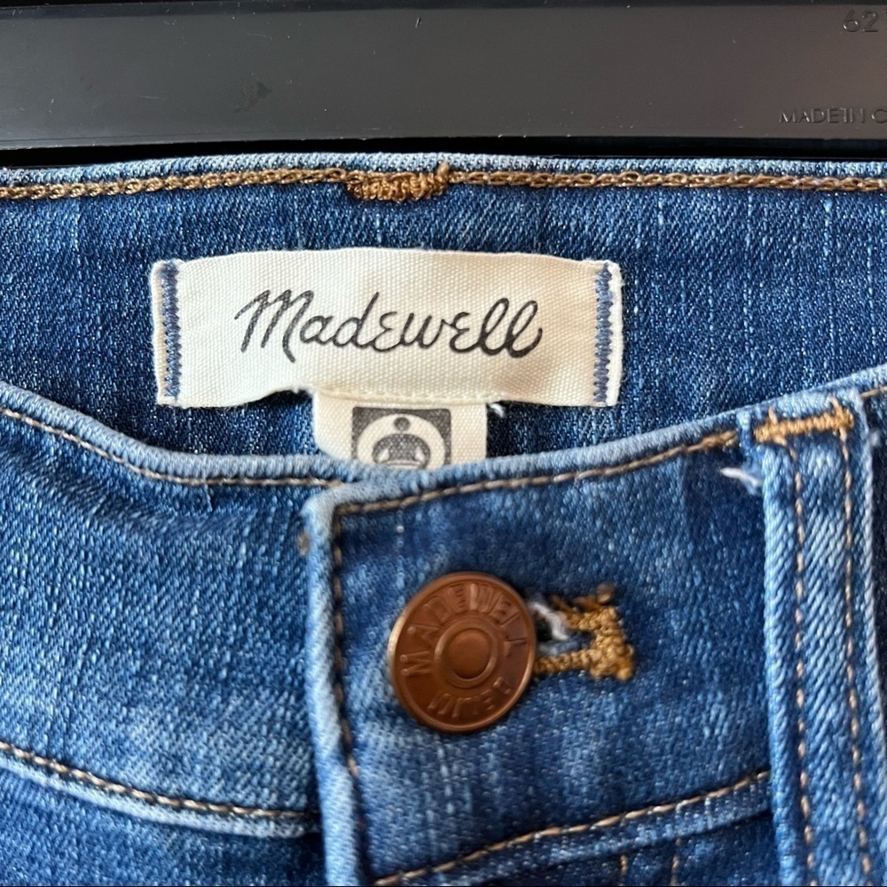 Madewell | 9" Mid-Rise Skinny Jeans in Pendale Wash Stretch Classic Size 26 - Picture 3 of 16
